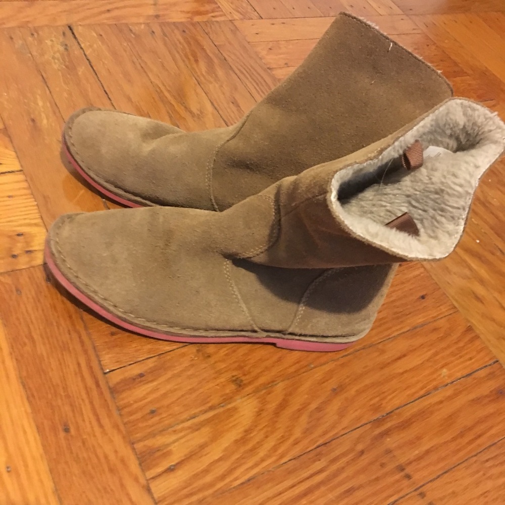 Girl’s Cute Suede Leather Boots